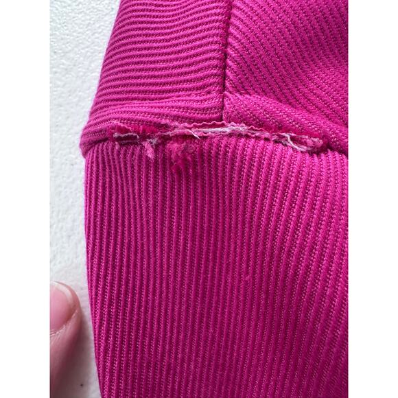 "NEW W/DEFECT"  "Lovers & Friends" Hot Pink Trench Coat SZ XS Fairy Goth Blondie - Picture 10 of 16